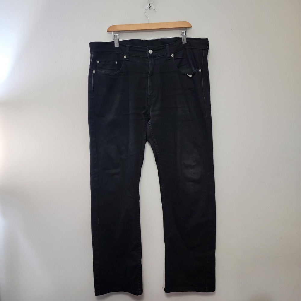 Levis 559 Jeans Mens 38x32 Black Straight Relaxed Pants 5 Pocket